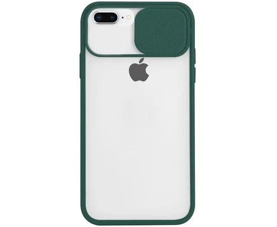Чохол Camshield mate TPU зі шторкою захищає камеру для Apple iPhone 7 plus / 8 plus (5.5 ") Зелений