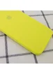 Чехол Silicone Case Square Full Camera Protective (AA) для Apple iPhone 7 plus / 8 plus (5.5") Желтый / Bright Yellow