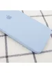 Чехол Silicone Case Square Full Camera Protective (AA) для Apple iPhone 7 plus / 8 plus (5.5") Голубой / Mist blue