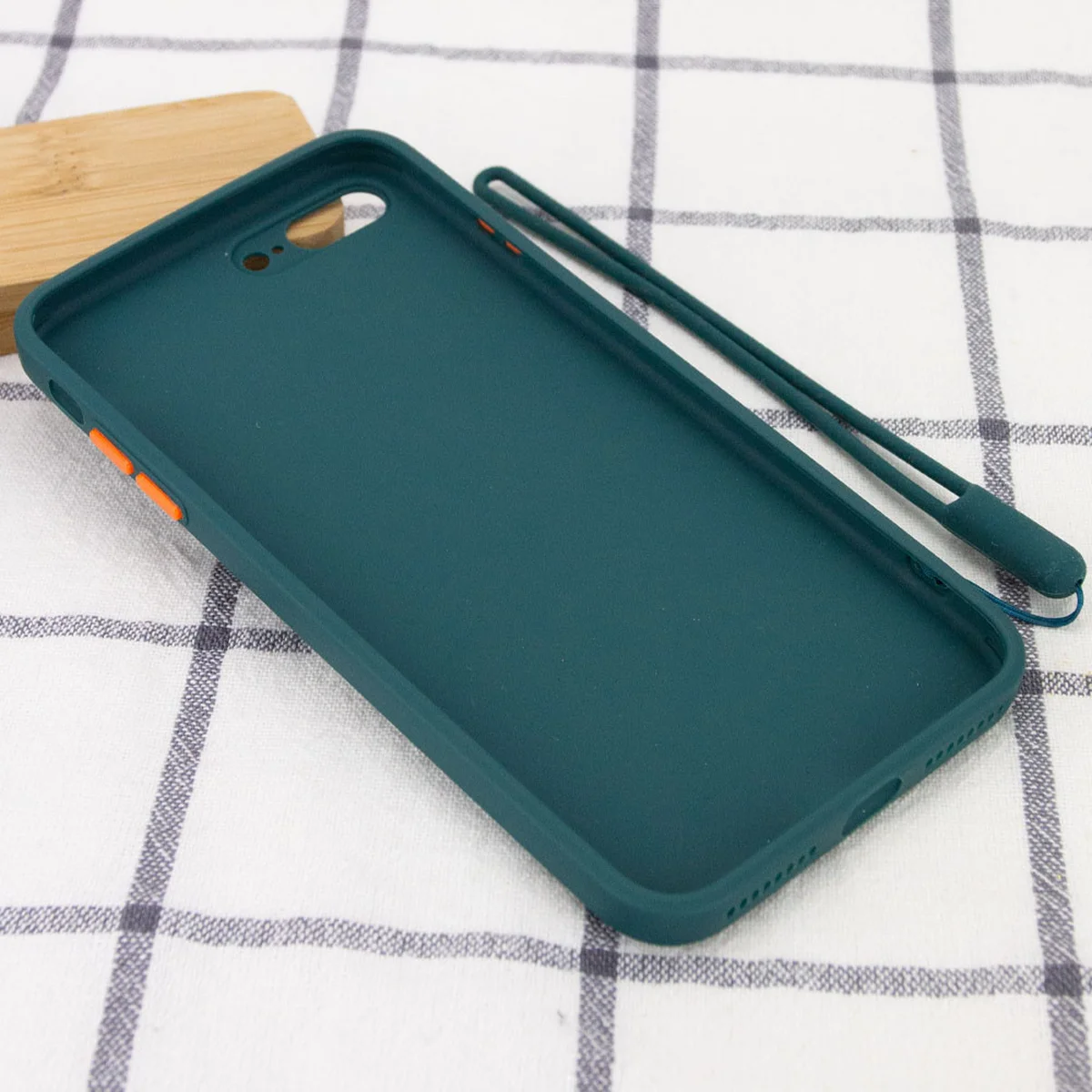 Чехол TPU Square Full Camera для Apple iPhone 7 plus / 8 plus (5.5") Зеленый