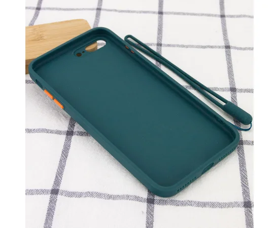 Чехол TPU Square Full Camera для Apple iPhone 7 plus / 8 plus (5.5") Зеленый