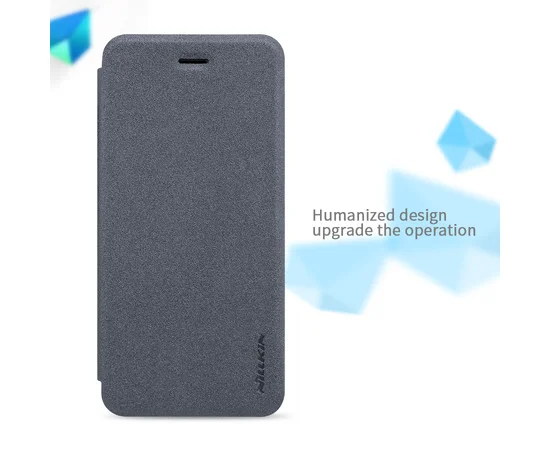 Кожаный чехол (книжка) Nillkin Sparkle Series для Apple iPhone 7 plus / 8 plus (5.5") Черный