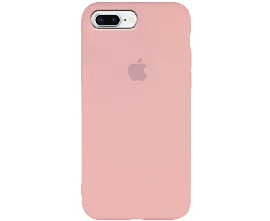 Чехол Silicone Case Slim Full Protective для Apple iPhone 7 plus / 8 plus (5.5") Розовый / Pink