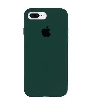 Чехол Silicone Case Full Protective (AA) для Apple iPhone 7 plus / 8 plus (5.5") Зеленый / Forest green