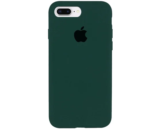 Чохол Silicone Case Full Protective (AA) для Apple iPhone 7 plus / 8 plus (5.5 ") Зелений / Forest green