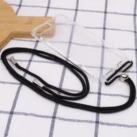 Чехол TPU Crossbody Transparent для Apple iPhone 7 plus / 8 plus (5.5") Черный