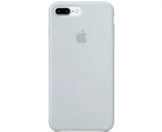 Чехол Silicone case (A) для Apple iPhone 7 plus / 8 plus (5.5") Голубой / Mist blue