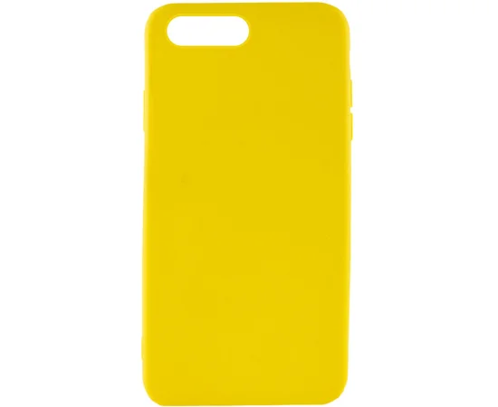 Силиконовый чехол Candy для Apple iPhone 7 plus / 8 plus (5.5") Желтый