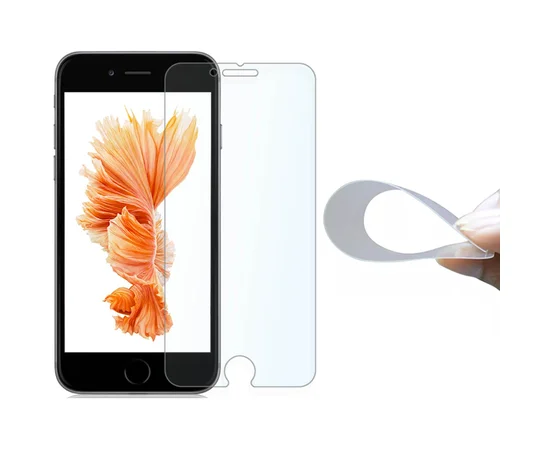 Гибкое защитное стекло 2.5D Nano  для Apple iPhone 7 plus / 8 plus (5.5") Прозрачное
