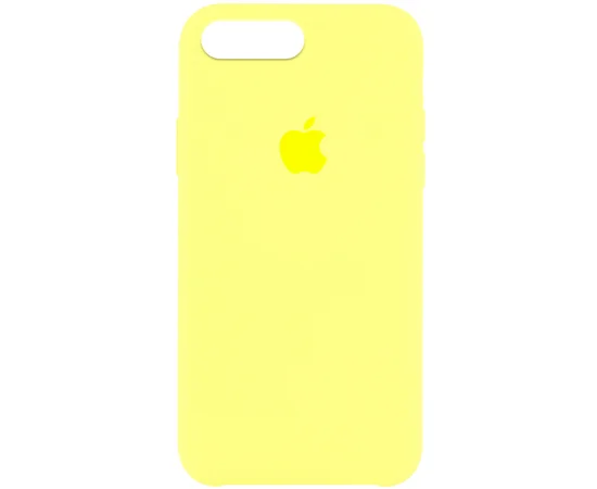 Чехол Silicone Case (AA) для Apple iPhone 7 plus / 8 plus (5.5") Желтый / Bright Yellow