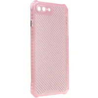 Чехол TPU Ease Carbon color series для Apple iPhone 7 plus / 8 plus (5.5") Розовый / Прозрачный