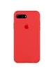 Чехол Silicone case (A) (с закрытым низом) для Apple iPhone 7 plus / 8 plus (5.5") Красный / Red