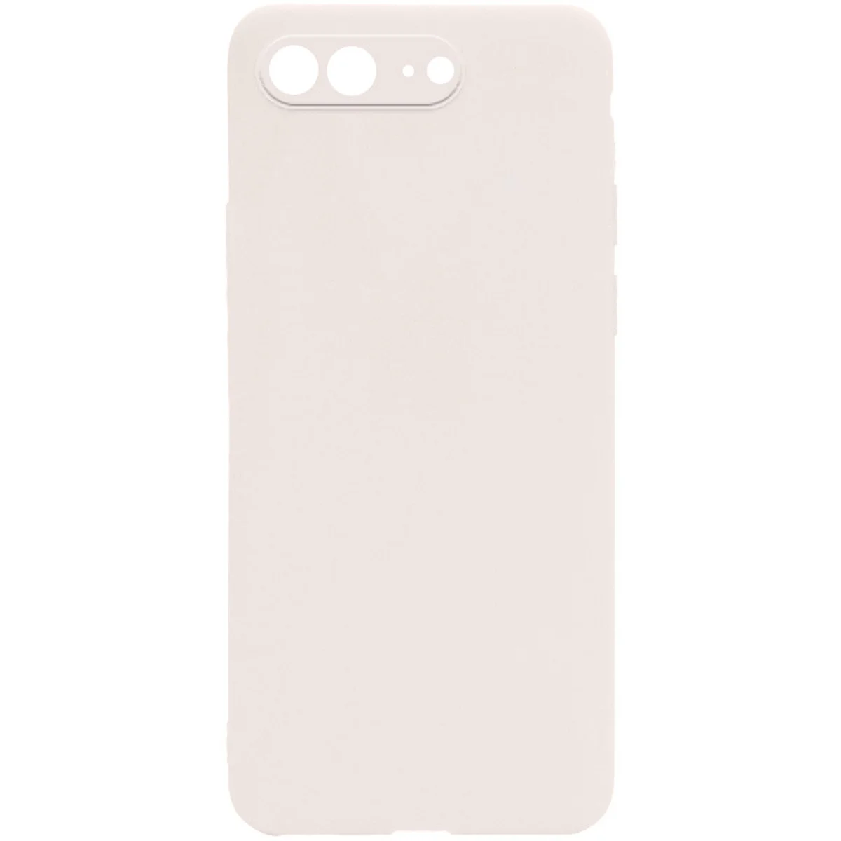 Силиконовый чехол Candy Full Camera для Apple iPhone 7 plus / 8 plus (5.5") Бежевый / Antigue White