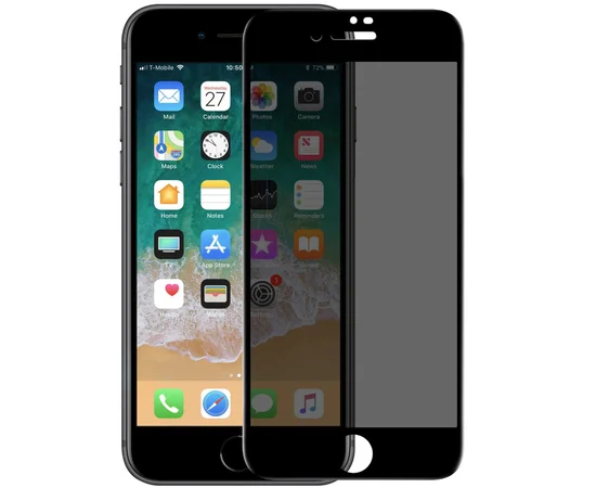 Защитное стекло Nillkin Privacy Glass Full Screen (3D AP+MAX) для iPhone 7 plus / 8 plus (5.5") Черный