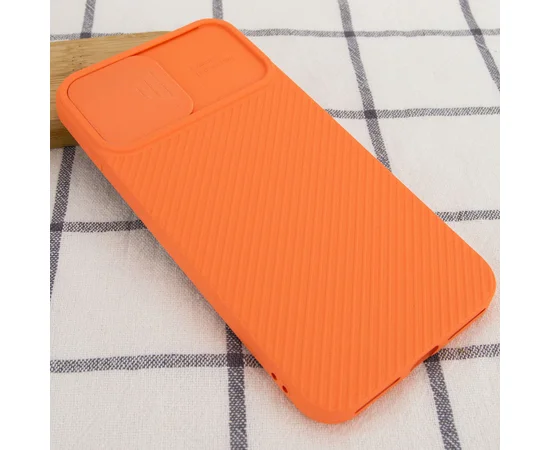 Чехол Camshield Square TPU со шторкой для камеры для Apple iPhone 7 plus / 8 plus (5.5") Оранжевый