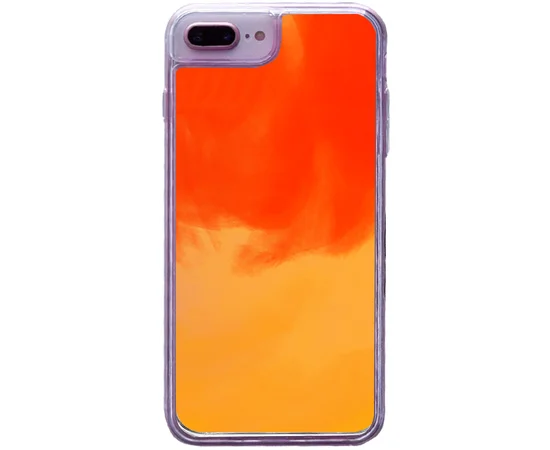 Неоновый чехол Neon Sand glow in the dark для Apple iPhone 7 plus / 8 plus (5.5") Оранжевый