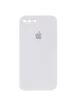 Чехол Silicone Case Square Full Camera Protective (AA) для Apple iPhone 7 plus / 8 plus (5.5") Белый / White