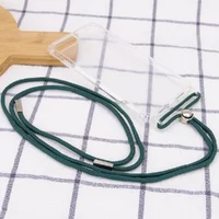 Чехол TPU Crossbody Transparent для Apple iPhone 7 plus / 8 plus (5.5") Зеленый / Forest green