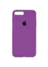 Чехол Silicone case (A) (с закрытым низом) для Apple iPhone 7 plus / 8 plus (5.5") Фиолетовый / Grape