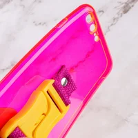 Чехол Handfree с цветным ремешком для Apple iPhone 7 plus / 8 plus (5.5") Розовый