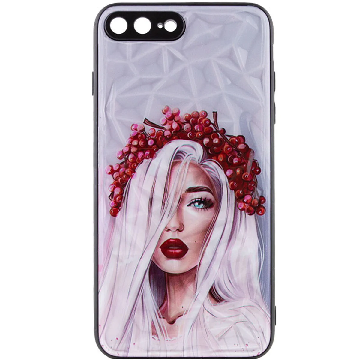 TPU+PC чехол Prisma Ladies для Apple iPhone 7 plus / 8 plus (5.5") Ukrainian Girl