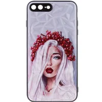 TPU+PC чехол Prisma Ladies для Apple iPhone 7 plus / 8 plus (5.5") Ukrainian Girl