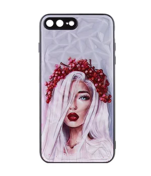 TPU+PC чехол Prisma Ladies для Apple iPhone 7 plus / 8 plus (5.5") Ukrainian Girl