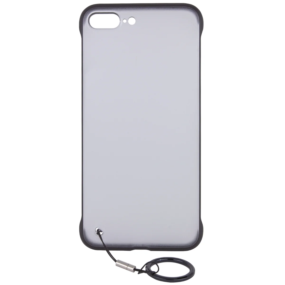 TPU+PC чехол LikGus Edge (+ кольцо) для Apple iPhone 7 plus / 8 plus (5.5") Черный