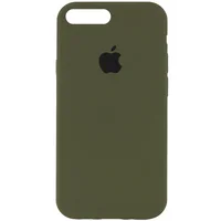 Чохол Silicone Case Full Protective (AA) для Apple iPhone 7 plus / 8 plus (5.5") Зелений / Dark Olive