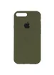Чехол Silicone Case Full Protective (AA) для Apple iPhone 7 plus / 8 plus (5.5") Зеленый / Dark Olive