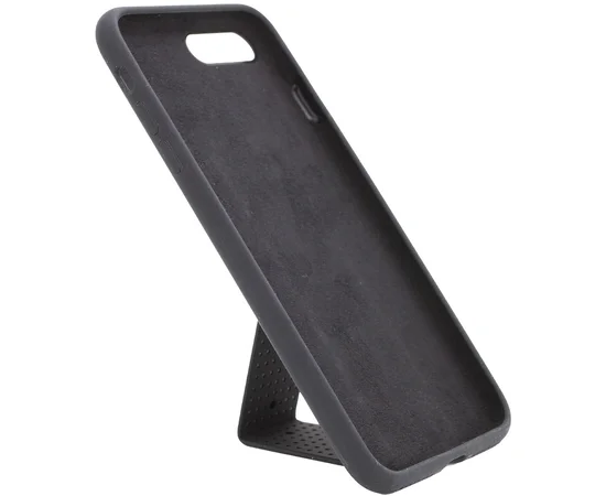 Чехол Silicone Case Hand Holder для Apple iPhone 7 plus / 8 plus (5.5") Черный / Black