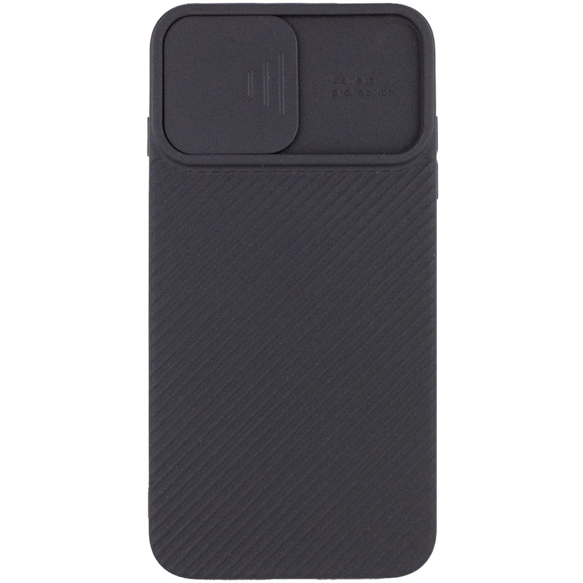 Чехол Camshield Square TPU со шторкой для камеры для Apple iPhone 7 plus / 8 plus (5.5") Черный