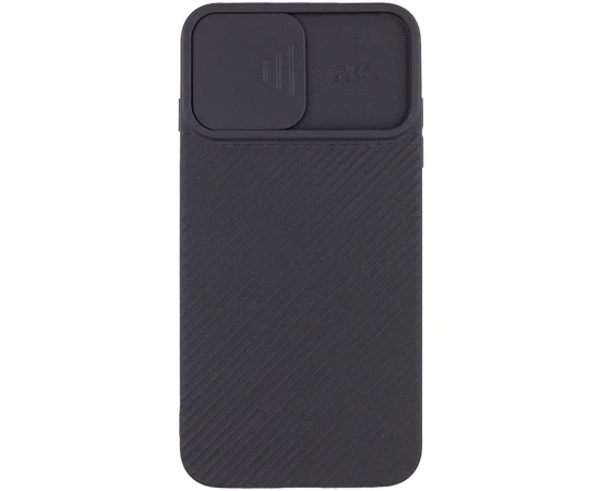 Чехол Camshield Square TPU со шторкой для камеры для Apple iPhone 7 plus / 8 plus (5.5") Черный