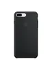 Чехол Silicone case (AAA) для Apple iPhone 7 plus / 8 plus (5.5") Черный / Black