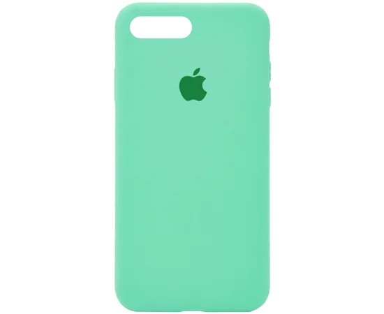 Чохол Silicone case (A) (з закритим низом) для Apple iPhone 7 plus / 8 plus (5.5 ") Зелений / Spearmint