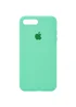 Чехол Silicone case (A) (с закрытым низом) для Apple iPhone 7 plus / 8 plus (5.5") Зеленый / Spearmint