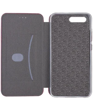Шкіряний чохол-книжка Classy для Apple iPhone 7 plus / 8 plus (5.5") Бордовий