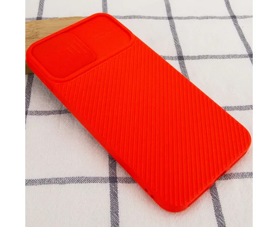 Чехол Camshield Square TPU со шторкой для камеры для Apple iPhone 7 plus / 8 plus (5.5") Красный