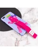 Чехол Funny Holder с цветным ремешком для Apple iPhone 7 plus / 8 plus (5.5") Фиолетовый / Малиновый