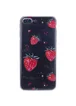 TPU чехол Luxury Diamond full protective для Apple iPhone 7 plus / 8 plus (5.5") Прозрачный / Клубника