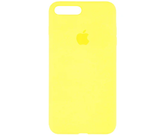 Чехол Silicone Case Full Protective (AA) для Apple iPhone 7 plus / 8 plus (5.5") Желтый / Bright Yellow