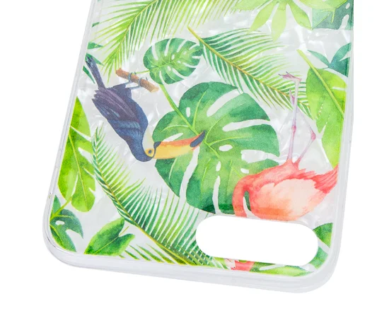 Накладка Glue Case Фламинго для Apple iPhone 7 plus / 8 plus (5.5") Зеленый