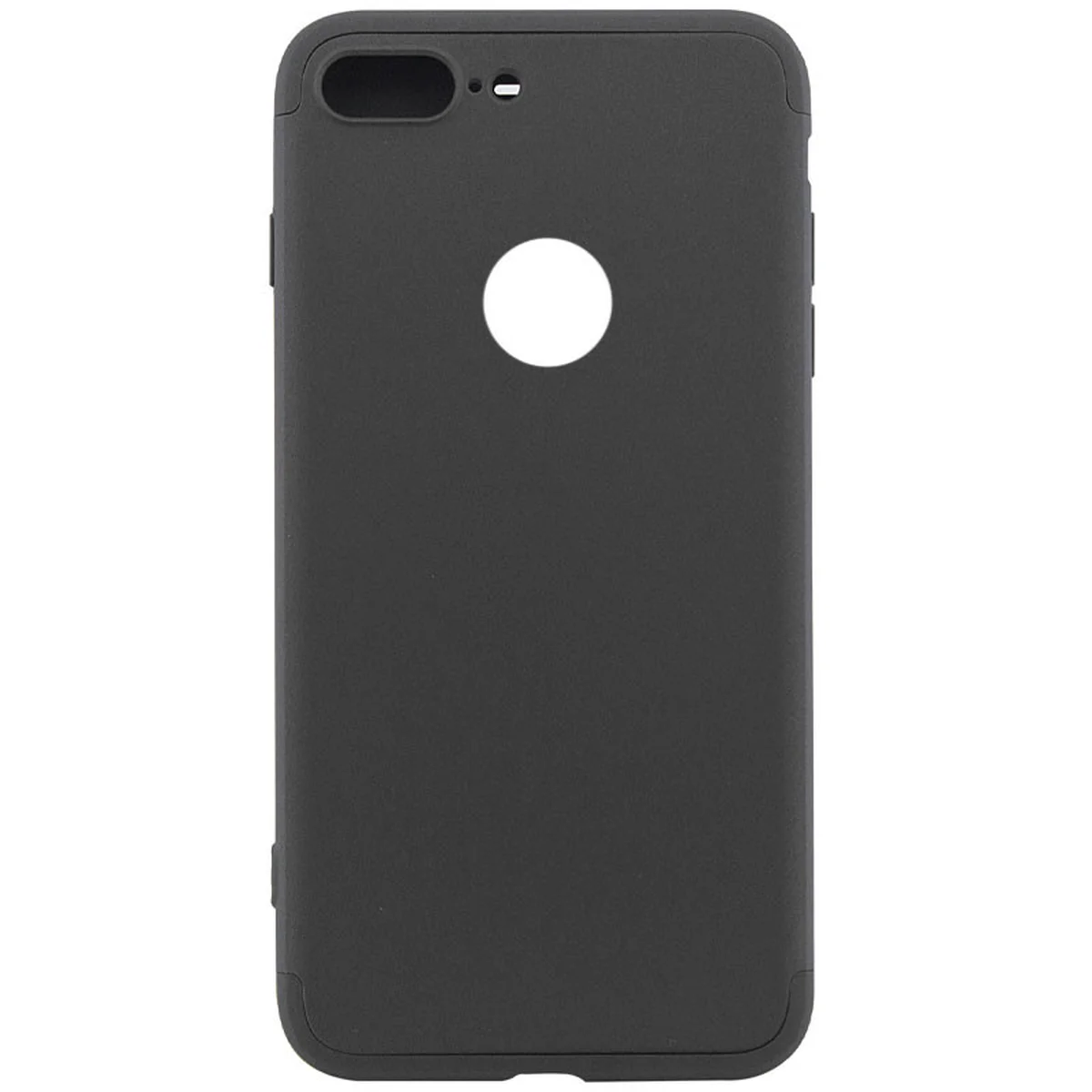 Пластикова накладка GKK LikGus 360 градусів (opp) для Apple iPhone 7 plus / 8 plus (5.5") Чорний