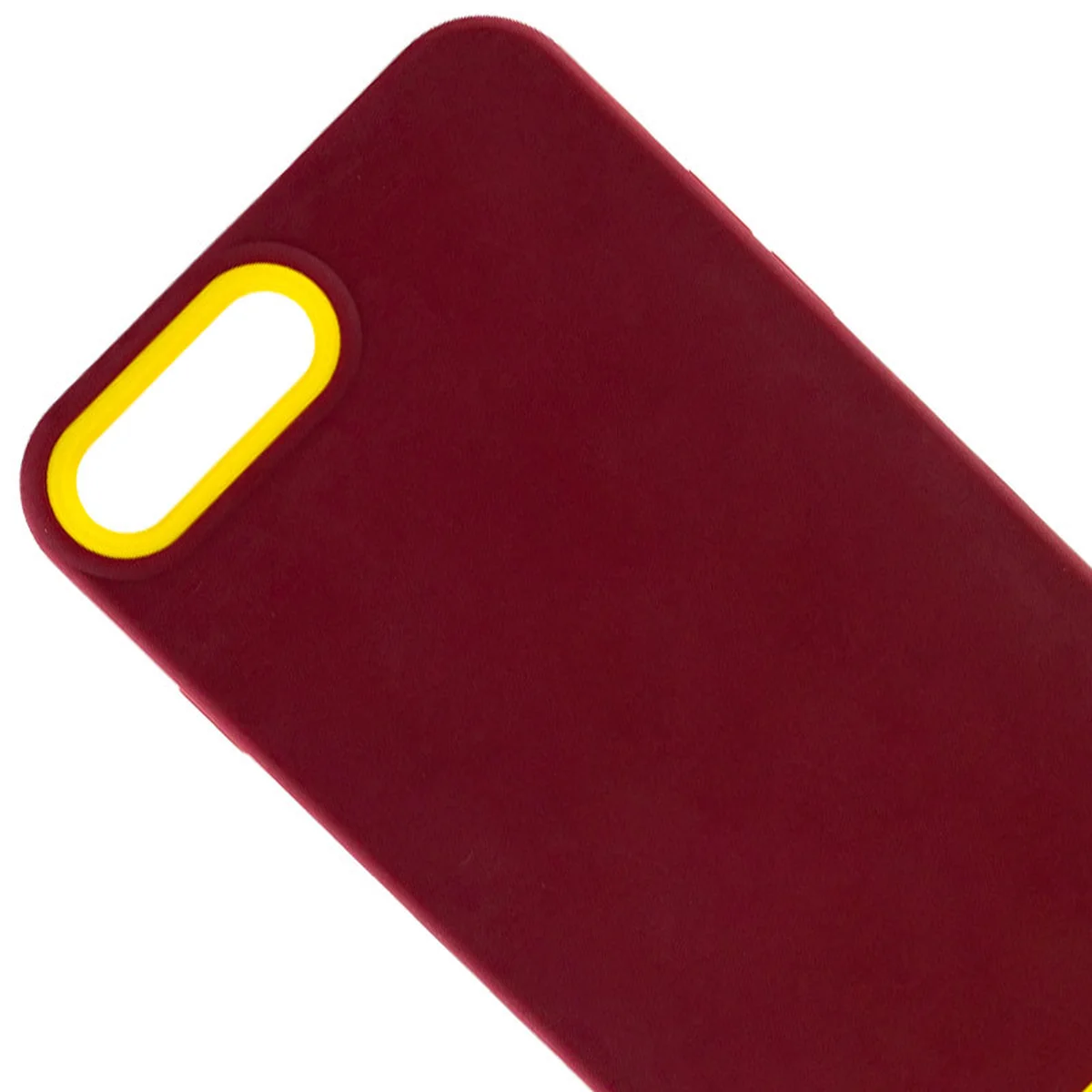 Чехол TPU+PC Bichromatic для Apple iPhone 7 plus / 8 plus (5.5") Brown burgundy / Yellow