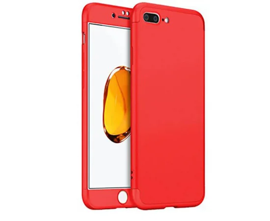 Пластиковая накладка GKK LikGus 360 градусов для Apple iPhone 7 plus / 8 plus (5.5") Красный