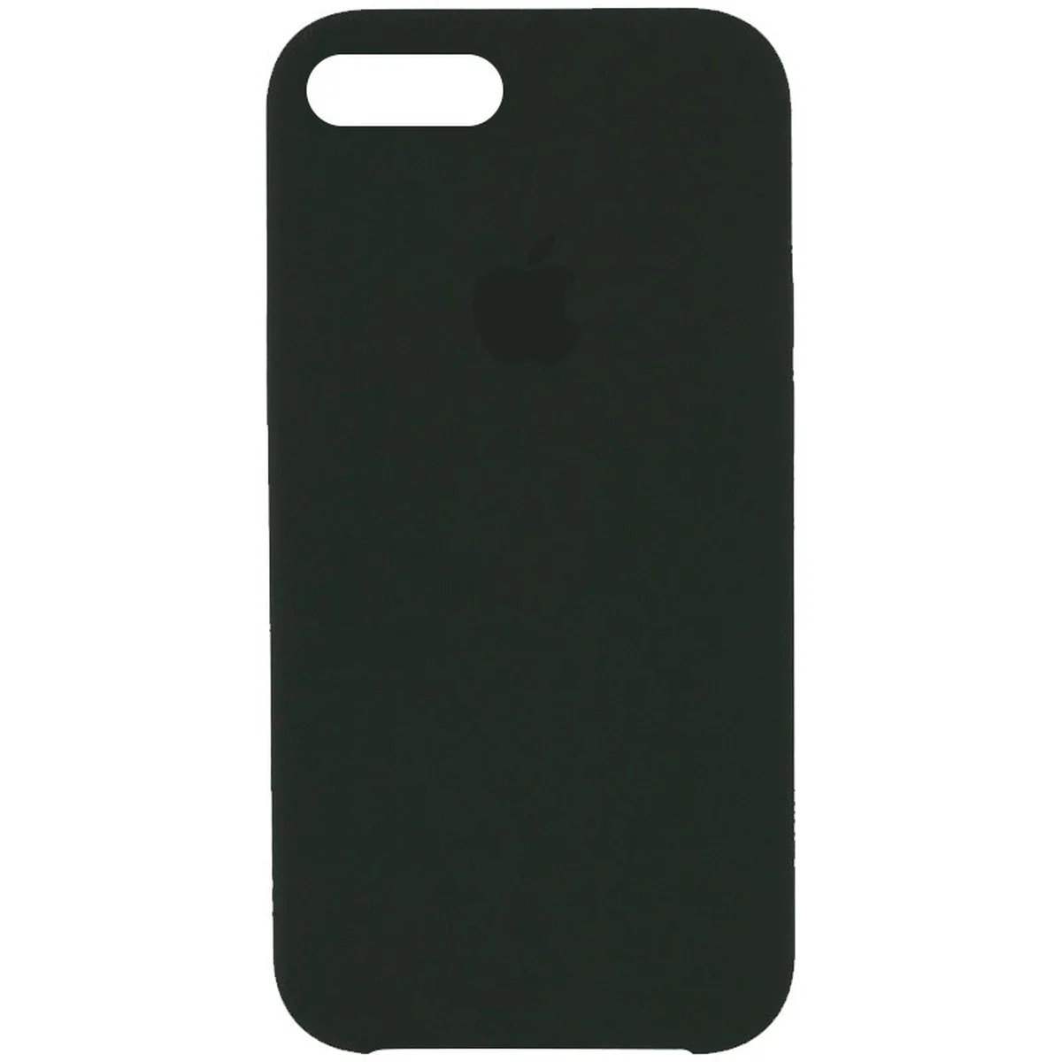Чехол Silicone Case (AA) для Apple iPhone 7 plus / 8 plus (5.5") Зеленый / Black Green