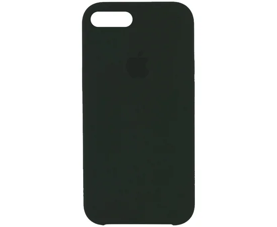 Чехол Silicone Case (AA) для Apple iPhone 7 plus / 8 plus (5.5") Зеленый / Black Green