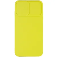 Чехол Camshield Square TPU со шторкой для камеры для Apple iPhone 7 plus / 8 plus (5.5") Желтый