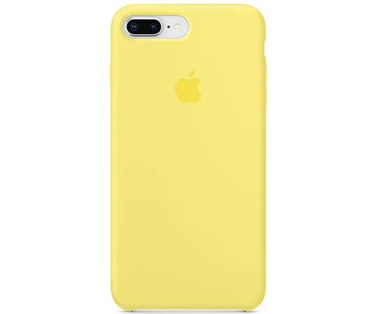 Чехол Silicone case (AAA) для Apple iPhone 7 plus / 8 plus (5.5") Желтый / Lemonade