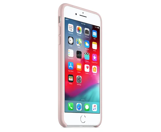 Чехол Silicone case (A) для Apple iPhone 7 plus / 8 plus (5.5") Розовый / Pink Sand